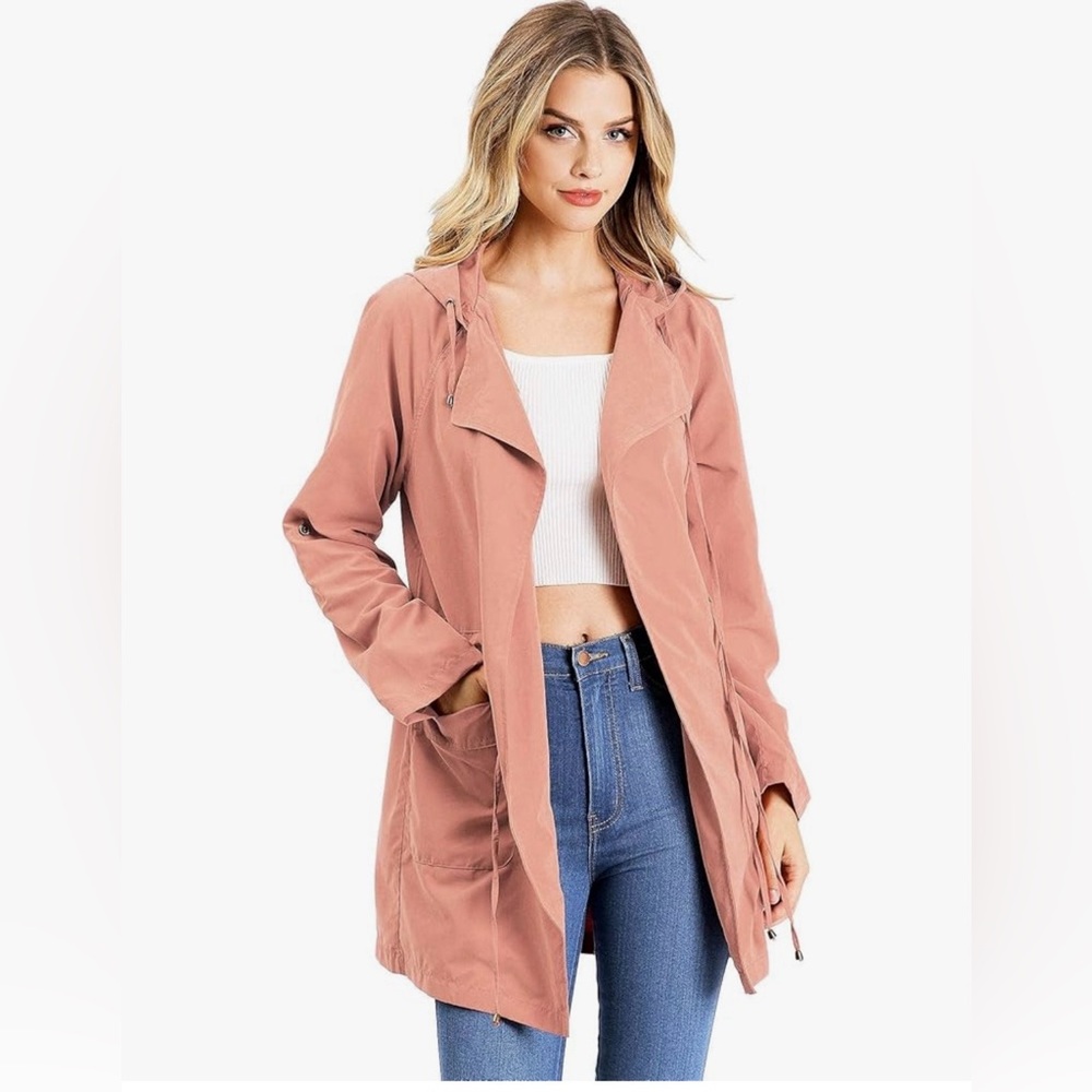 Love Tree Lightweight Fireside Parka Layering Jacket in Clay Women’s Size Small